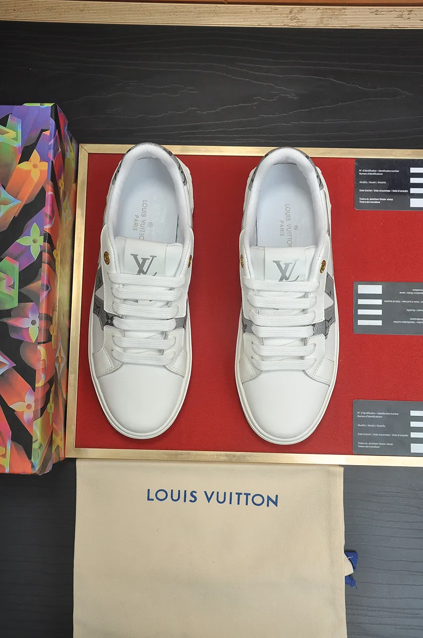 Men's shoes 💰540💶[LOUIS VUITTON] Original order price (mesh lining) new model 🍀LV Louis Vuitton * - top version of LV classic trendy shoes! Use imported original cowhide leather, cloth cowhide lining and original wear-resistant rubber outsole! High quality products! Code number 38-45 (45 is custom-made and cannot be returned or exchanged)